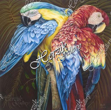 Two Macaws (Print)