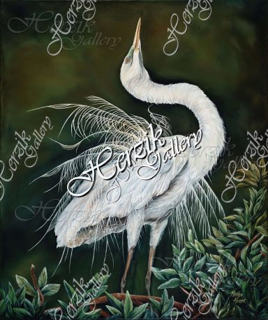 White Egret (Print)