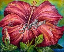 Red Hibiscus (Print)