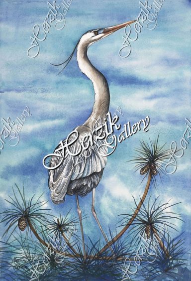 Great Blue Heron (Print)