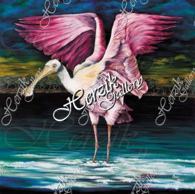 Spoonbill Paradise (Print)