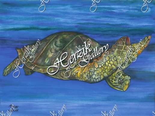 Sea Turtle #2 (Watercolor)